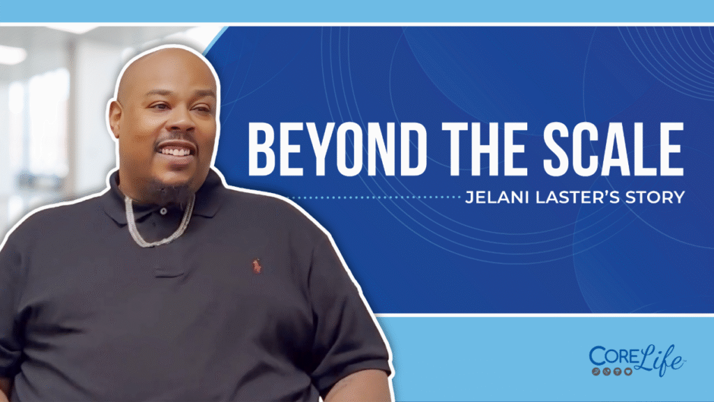 Jelani 'Gino' Laster being interviewed